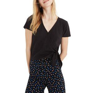 Madewell wrap-tie top